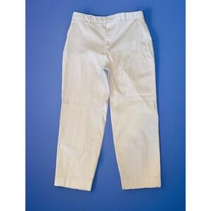 SPANX supersmooth™ Stretch Twill Slim Straight Pants $128.00 Sz XL white